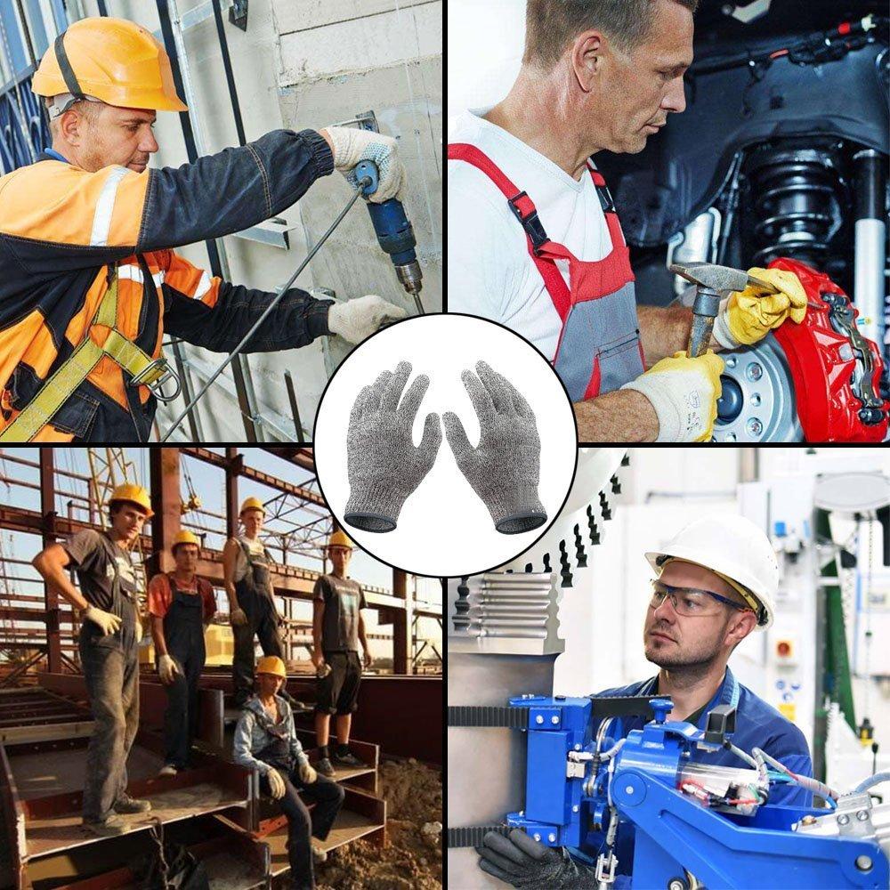 1 Pair Safety Anti-cut Gloves Kitchen Butcher Cut Heat Proof Stab Resistant Hand Glove