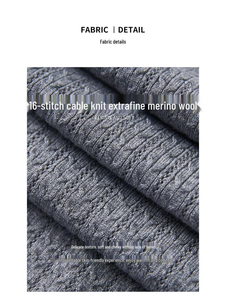 Свитер топ с длинным рукавом, круглым вырезом, 3D вязанием «косы» и бисером для женщин в стиле «легкая роскошь»