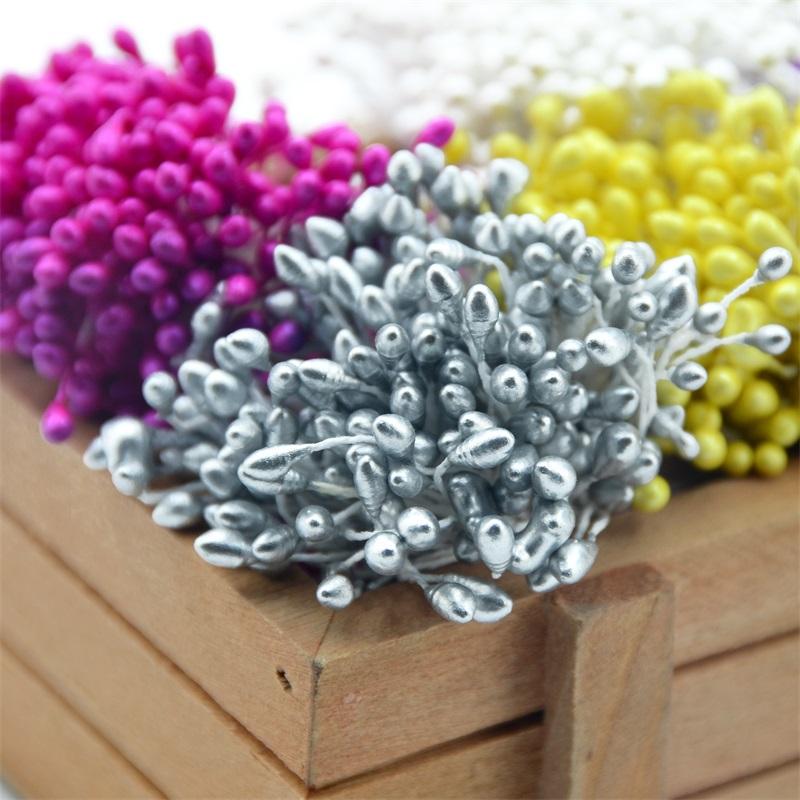 Mini Stamen Handmade Artificial Flowers Wedding Home Decoration DIY Christmas Scrapbook Accessories