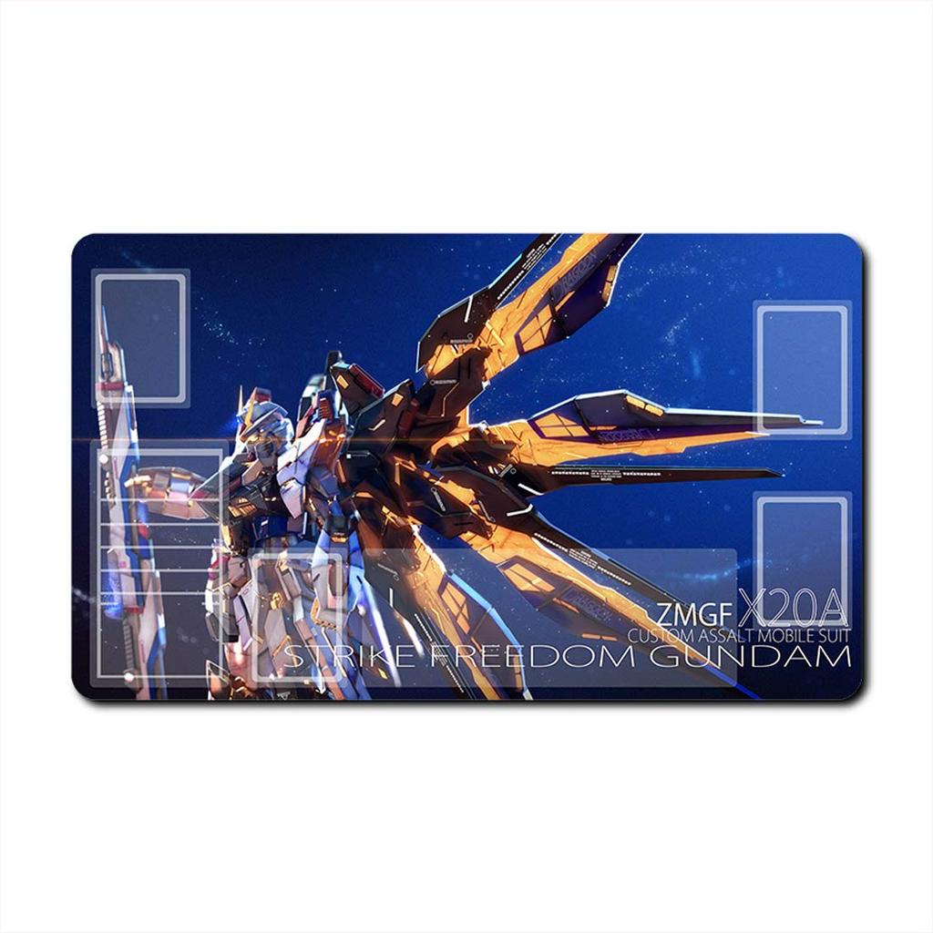 Игровой коврик для карточных игр Gundam, водонепроницаемый, противоскользящий, для игроков TCG