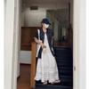 Женская нежная длинная юбка с цветочным кружевом и оборками, весна 2026