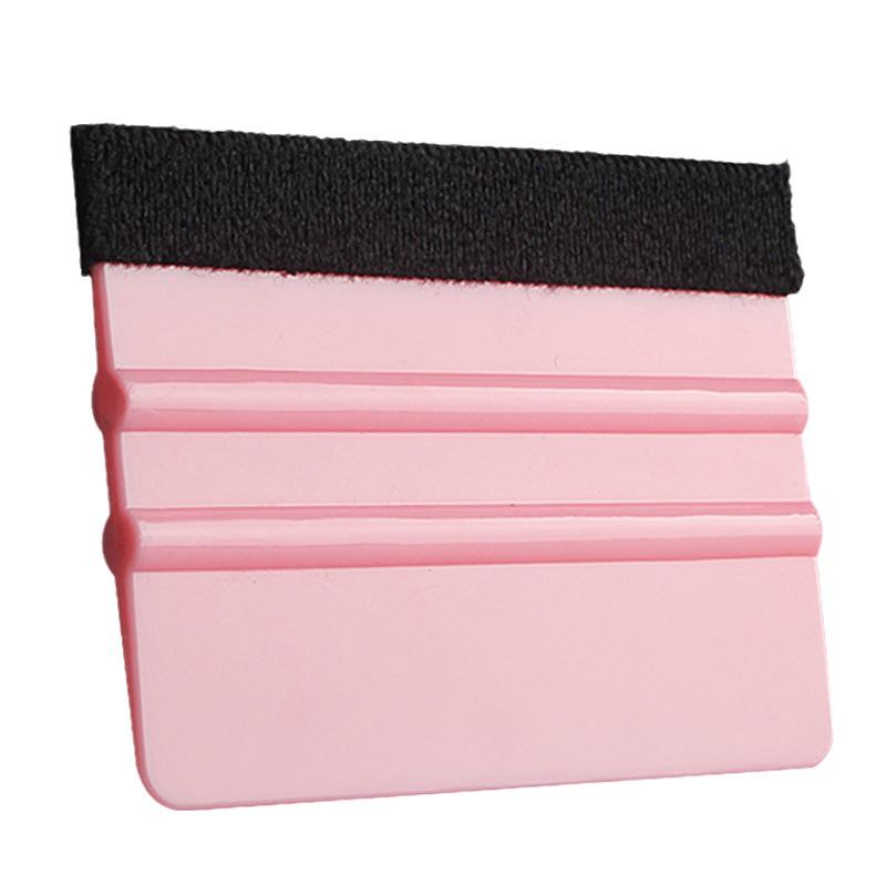 Яркий пластиковый мягкий скребок для наклеек на стены и автомобильных пленок