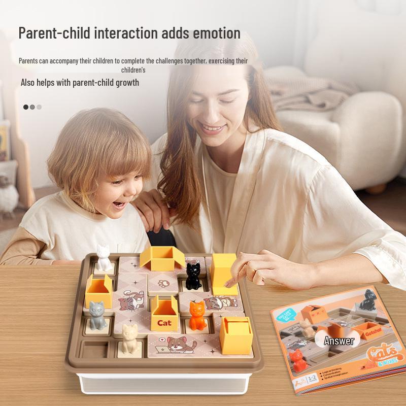 Детская настольная игра «Прятки»: Образовательная игрушка «Пространственное планирование и логическое мышление»