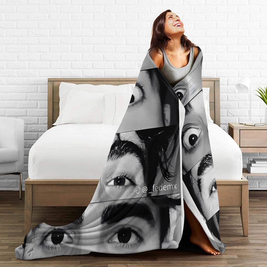 Fede V-Vigevani Flannel Blanket Club Misterios Warm Soft Throw Blanket for Outdoor Decorative Funny Bedspread Sofa Bed Cover