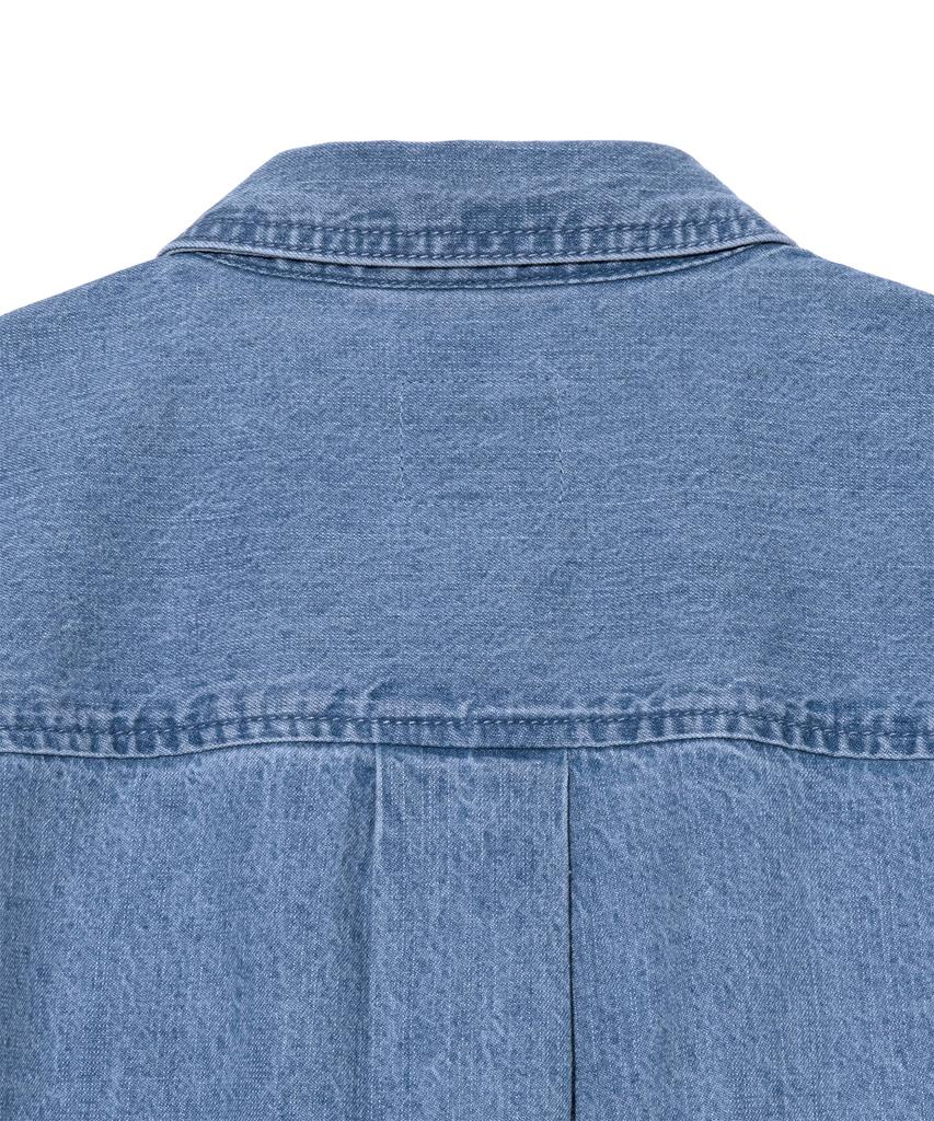 Lee Women Denim Shirt Dress Indigo Medium
