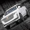 AABHV1 1:32 Cadillac Escalade внедорожник литой металлический автомобиль модель со звуком и светом игрушечная машинка с центральным управлением украшения