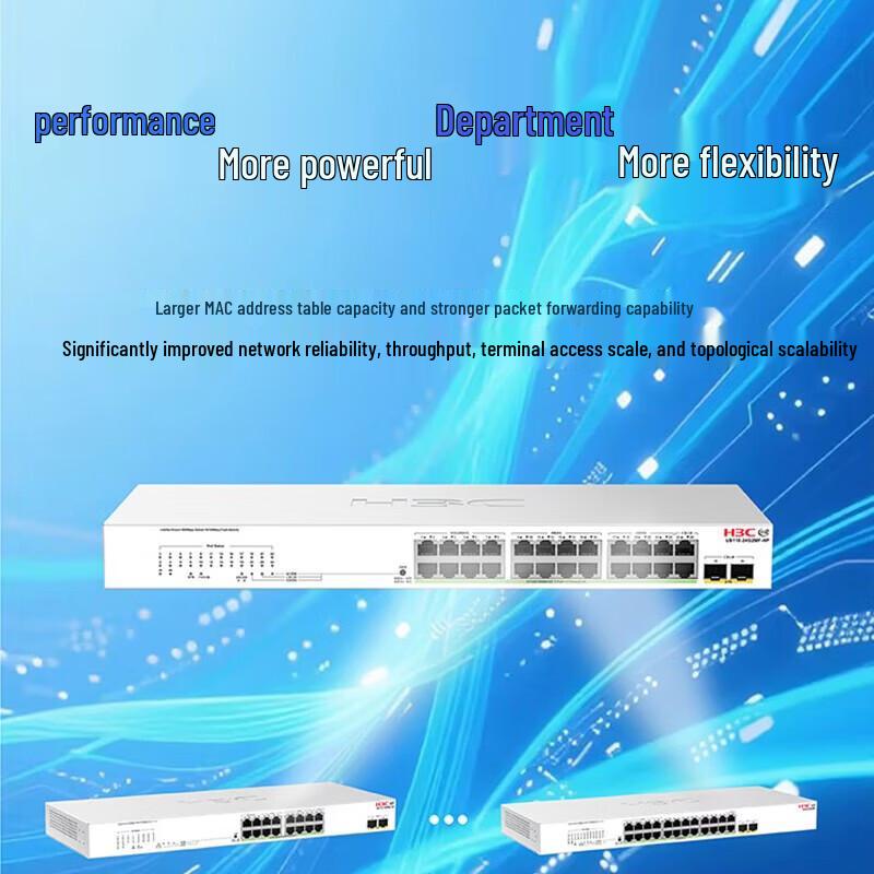 H3C US110-24G2MF-HP Cloud-Managed POE Switch