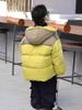 2024 Водонепроницаемая куртка для мальчиков на белом утином пуху - зимнее пальто с высоким наполнителем