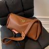 Monochromatic Feminine Shoulder Bags Ladies' Commuting Bags Vintage and Casual Large Capacity Crossbody Bag