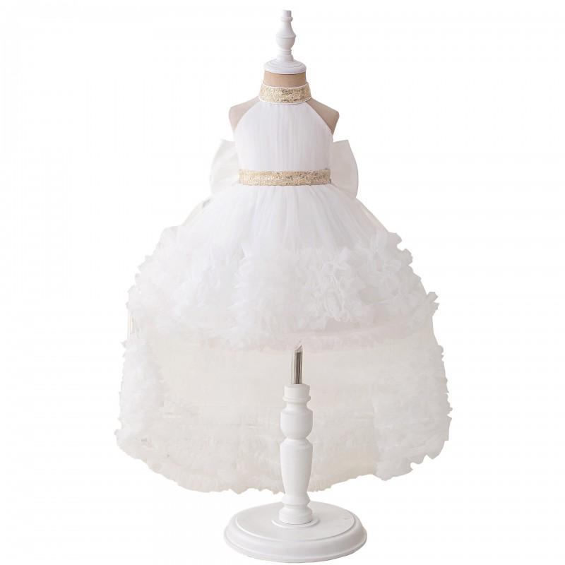 Girls Pageant Dress Toddler Princess Tulle Gown Wedding Party Performance