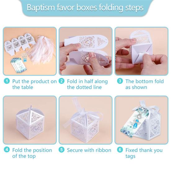 Подарочные коробки для подарков на рождение ребенка, набор прочных брелоков для подарков