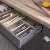 VEVOR 6 Pairs of 457.2mm Drawer Slides Side Mount Rails, Heavy Duty Full Extension Steel Track