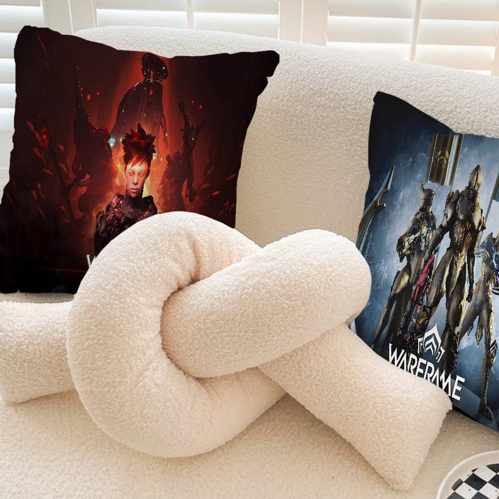 Warframes Gamer Pillowcase Toon Gift Cushion Cover Bedroom Home Sofa Chair Seat Decor Pillow Case
