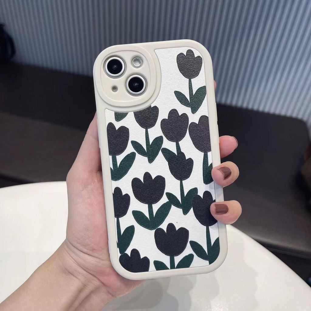 Черный чехол Love для iPhone 12, 13, 14, 15 Pro и 16 Pro Max