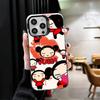 Мультяшный Милый Мягкий Чехол Pucca Garu для iPhone 15 16 17 Pro Max 17Air 16E 14 Plus 13 12 Mini Ударопрочный Задний Корпус