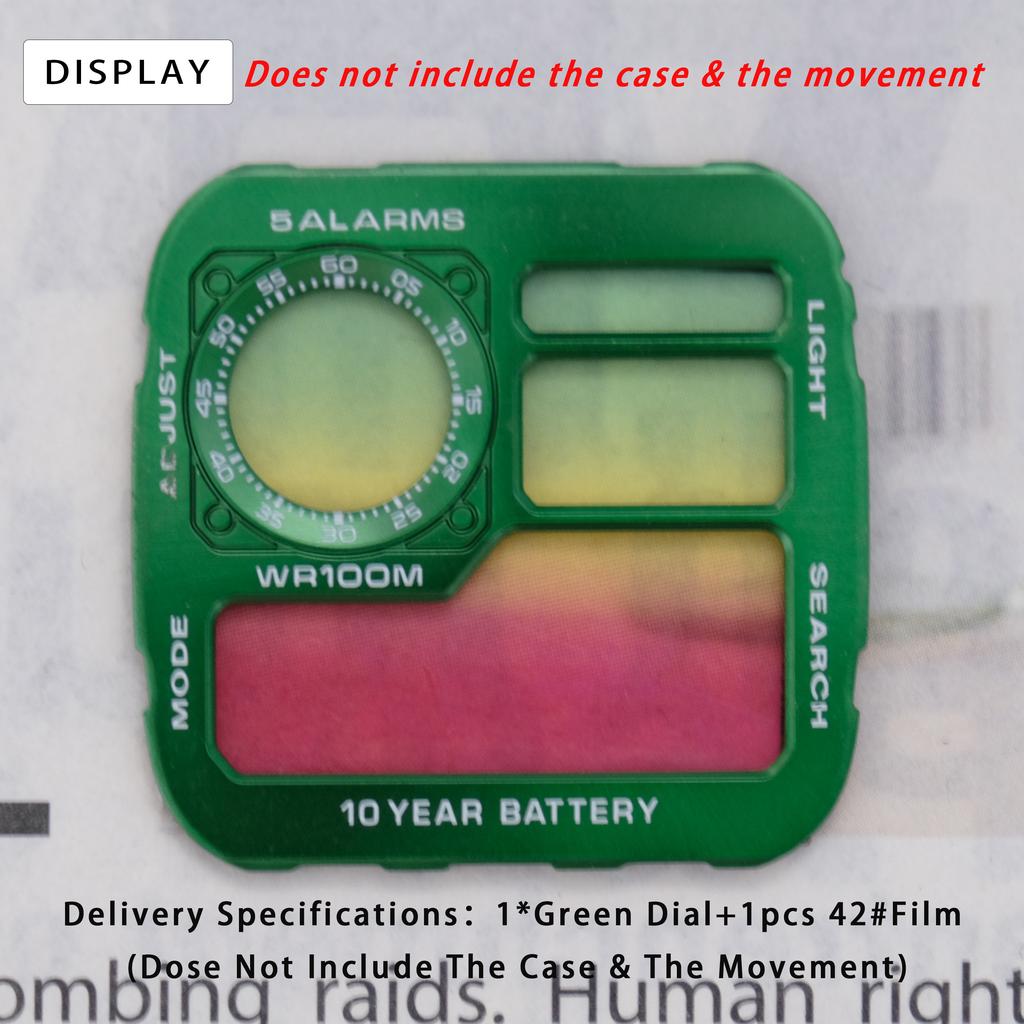 AE1200 Металлический циферблат и корпус Мод-комплект Модифицированный Улучшенный Медный циферблат Стальной корпус Для Casio 3299 AE-1200 Замена Аксессуары для часов