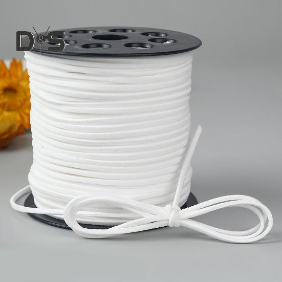 Бархатная веревка длиной 100 ярдов, шириной 3 мм, бархатный шнур для самостоятельного изготовления шнурков для обуви, изготовления ювелирных изделий, ремешка, ожерелья, браслета, плетеной веревки