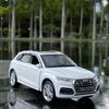 Масштаб 1/32 Q5 SUV, модель автомобиля из сплава, литая под давлением и металлическая игровая модель автомобиля, гиперзвуковая имитация, детская коллекция, подарочная игра