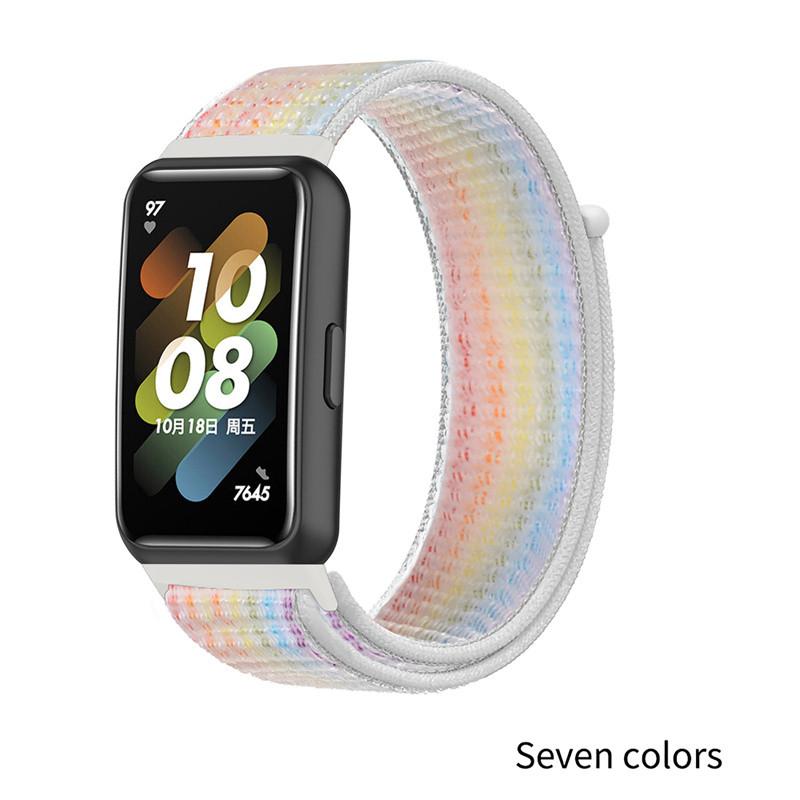 High-quality Nylon Strap for Huawei Band 7/ Band7 Sport Woven Band Bracelet Replacement Wristband Smart Watch Accessories
