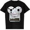 Akai & Teac Vintage Reel To Reel Tape RecorderMens Classic T Shirt COTTON Short Sleeve T Shirts for Men New Arrival Streetwear