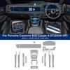 Car Interior Center Console Transparent TPU Protective Film Anti-scratch Film For Porsche Cayenne 2024 SUV Coupe 3.0T 4.0T