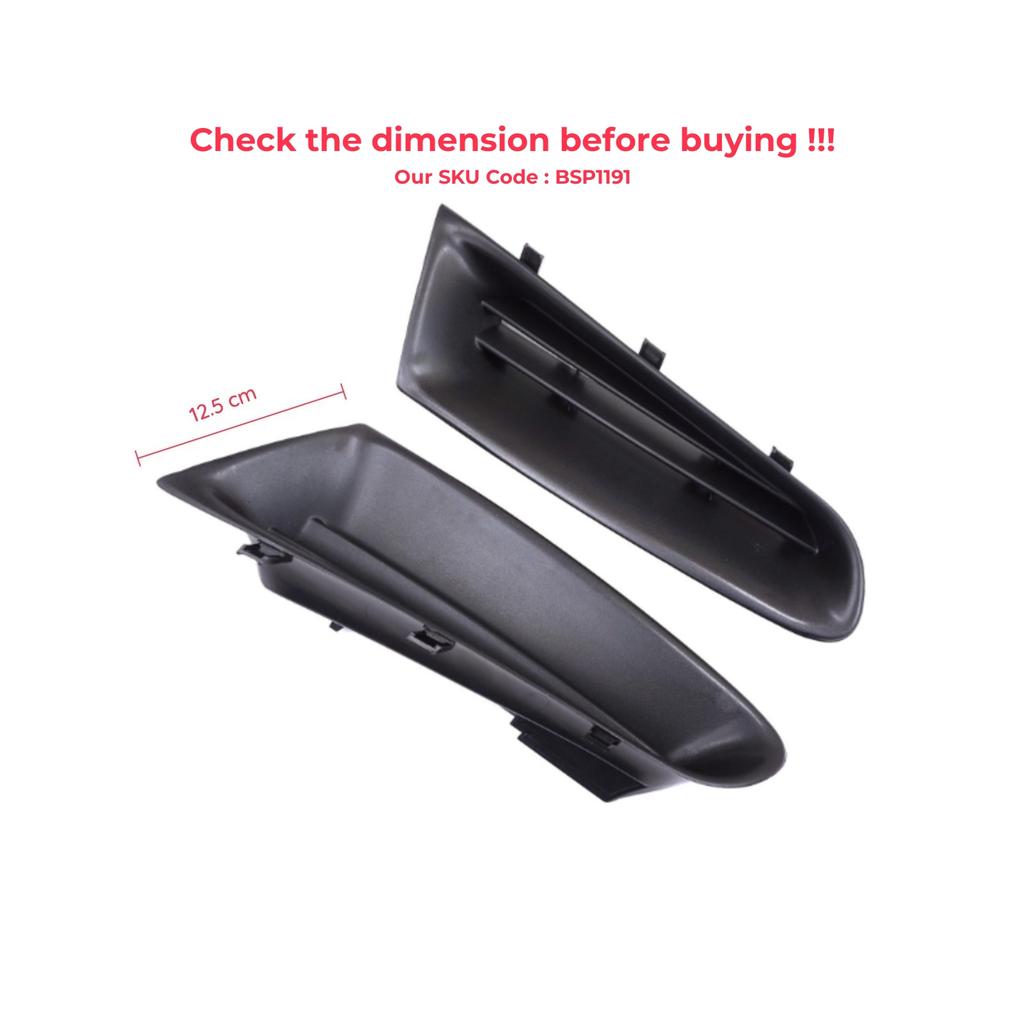 BSP1191 Front Bumper Air Vent Grille Panel Left Right for Renault Clio MK3 2005-2009 Pre-Facelift 7701208684