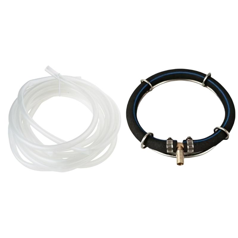 Home Fish Oxygen Diffuser for Pond Work, Round Hose Port, Fish Pond and Culture Pool Aerator Accessory for Daily Use