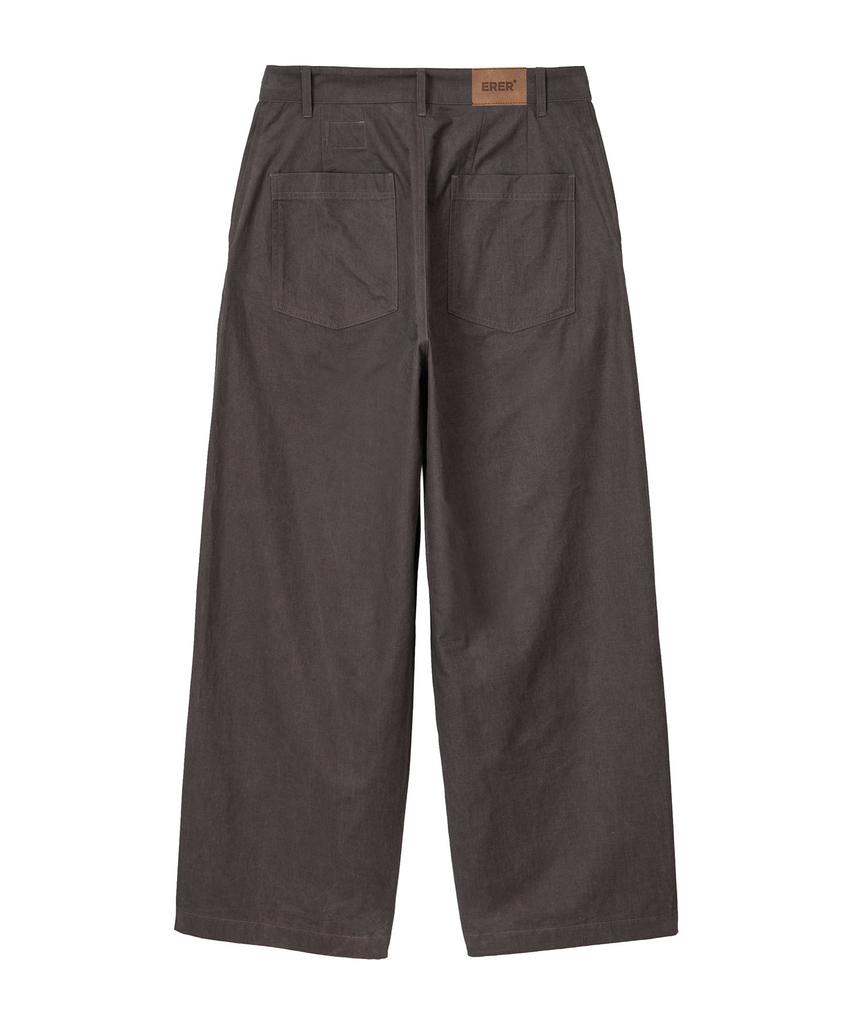 ERER Vintage Loose-Fit Pants Charcoal