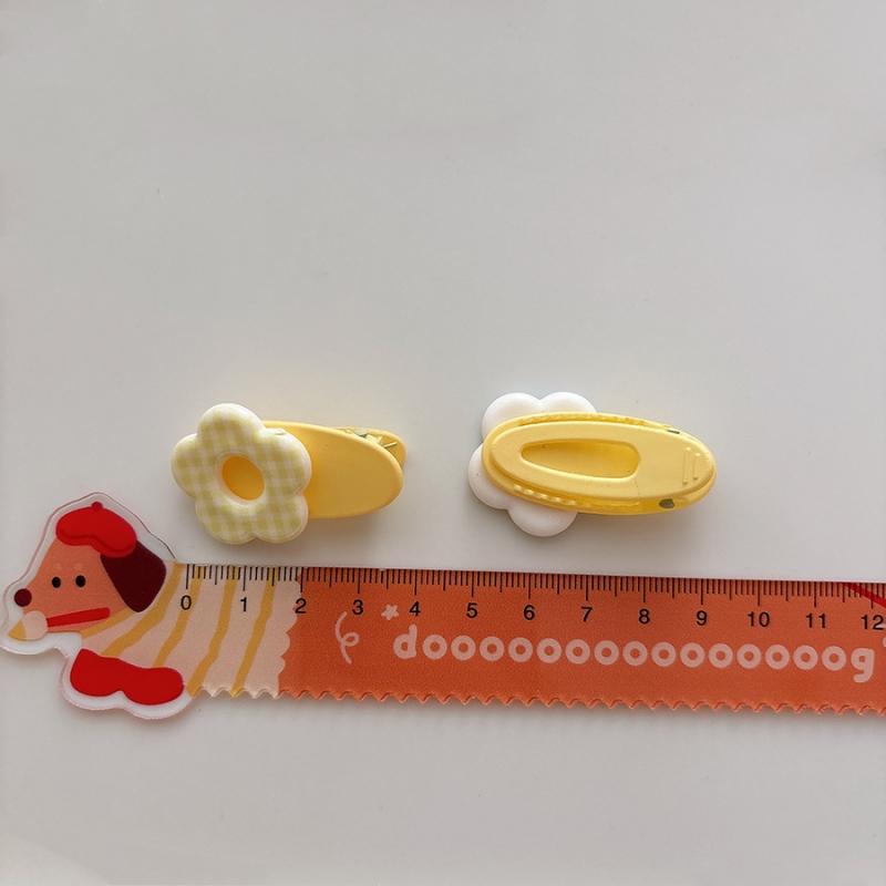 3 шт./набор Корейские заколки для волос Нескользящие Детские цветочные заколки-автоматы для детской челки Аксессуары для волос