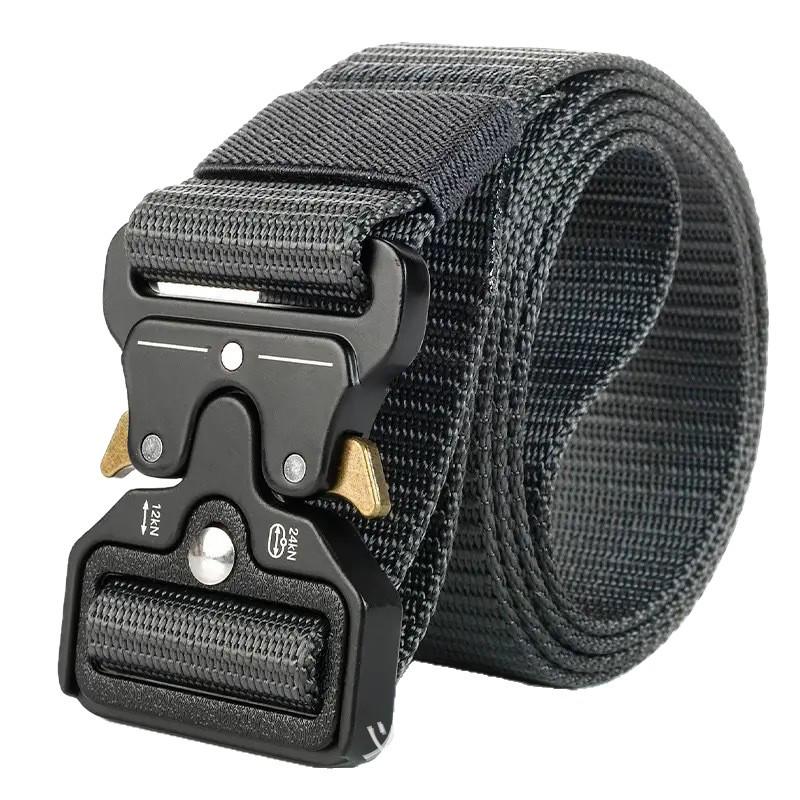 Тактический нейлоновый ремень для улицы с автоматической пряжкой для военных тренировок и рабочей одежды