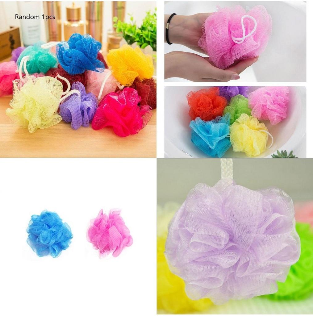 Роскошная мягкая мочалка для тела Bathsite Cleaning Mesh Shower для нежного отшелушивания