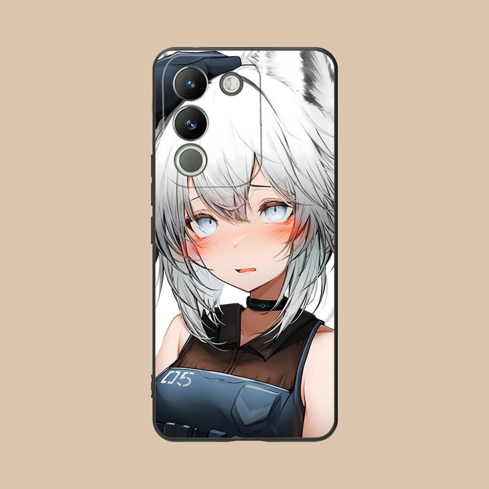 Arknights Grani Матовый ТПУ Чехол для Мобильного Телефона для VIVO Y77 76 75 74 73 72 58 56 55 51 50 38 36 Y19 Y18 Y03 Y01 5G Цветной Чехол