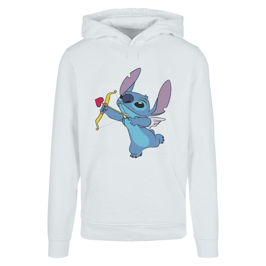 Disney Womens/Ladies Lilo And Stitch Stitch Cupid Valentines Hoodie