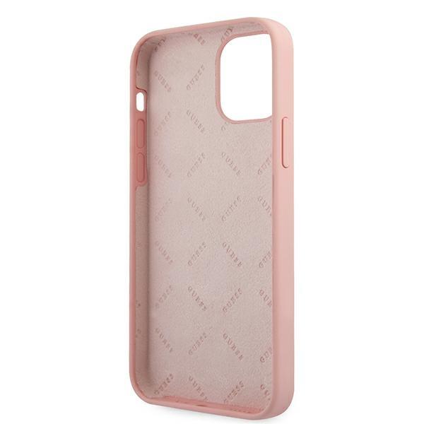 Guess Guhcp12Mlsvspg Iphone 12/12 Pro6,1 Różowo Zielony/Green Pink Hardcase Silicone Vintage