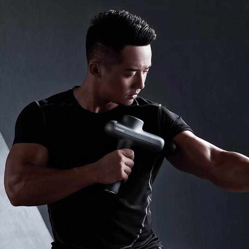 2020 Xiaomi Mi Yunmai Fascia Gun Pro Базовый беспроводной ручной электрический пистолет для массажа мышц тела Ударный пистолет для тренировок Беговая терапия Облегчение боли в мышцах