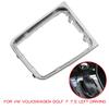 For VW Manual Transmission Golf 7 7.5 Golf R Left Driving Gear Shift Knob Gaitor Boot Cover Case Frame Bracket Chrome Styling