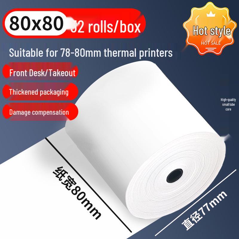 Mornsun Thermal Cash Register Paper: 57x50, 80x80, 80x60x50 – Suitable for Meow Meow Machine.