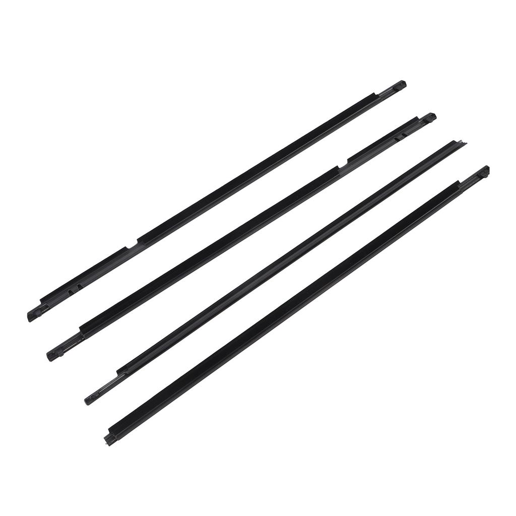 4Pcs Car Window Molding Trim Seal Belt Weather Strips 73750‑02150 for Corolla 2009 to 2012