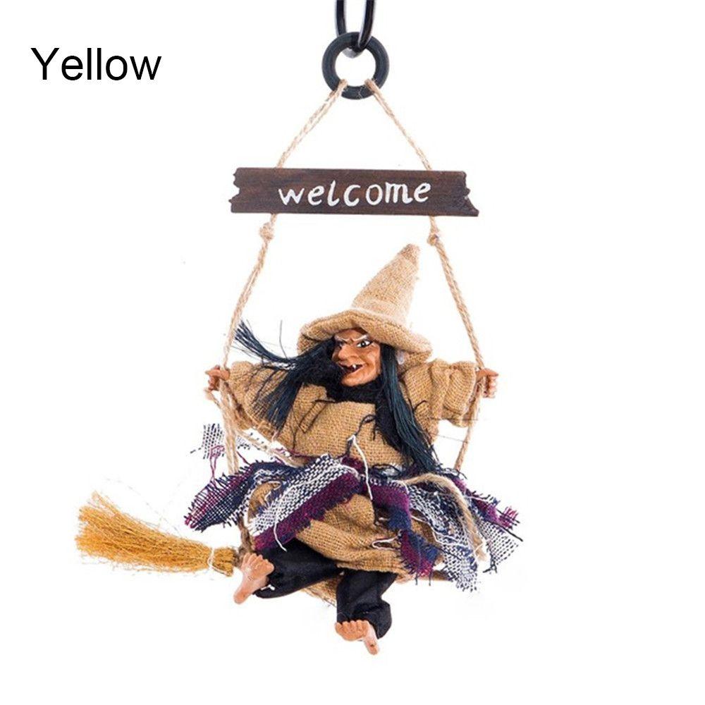 Жуткий реквизит Куклы-ведьмы Декор для дома, бара, клуба Реквизит для дома с привидениями Хэллоуин Подвесной призрак