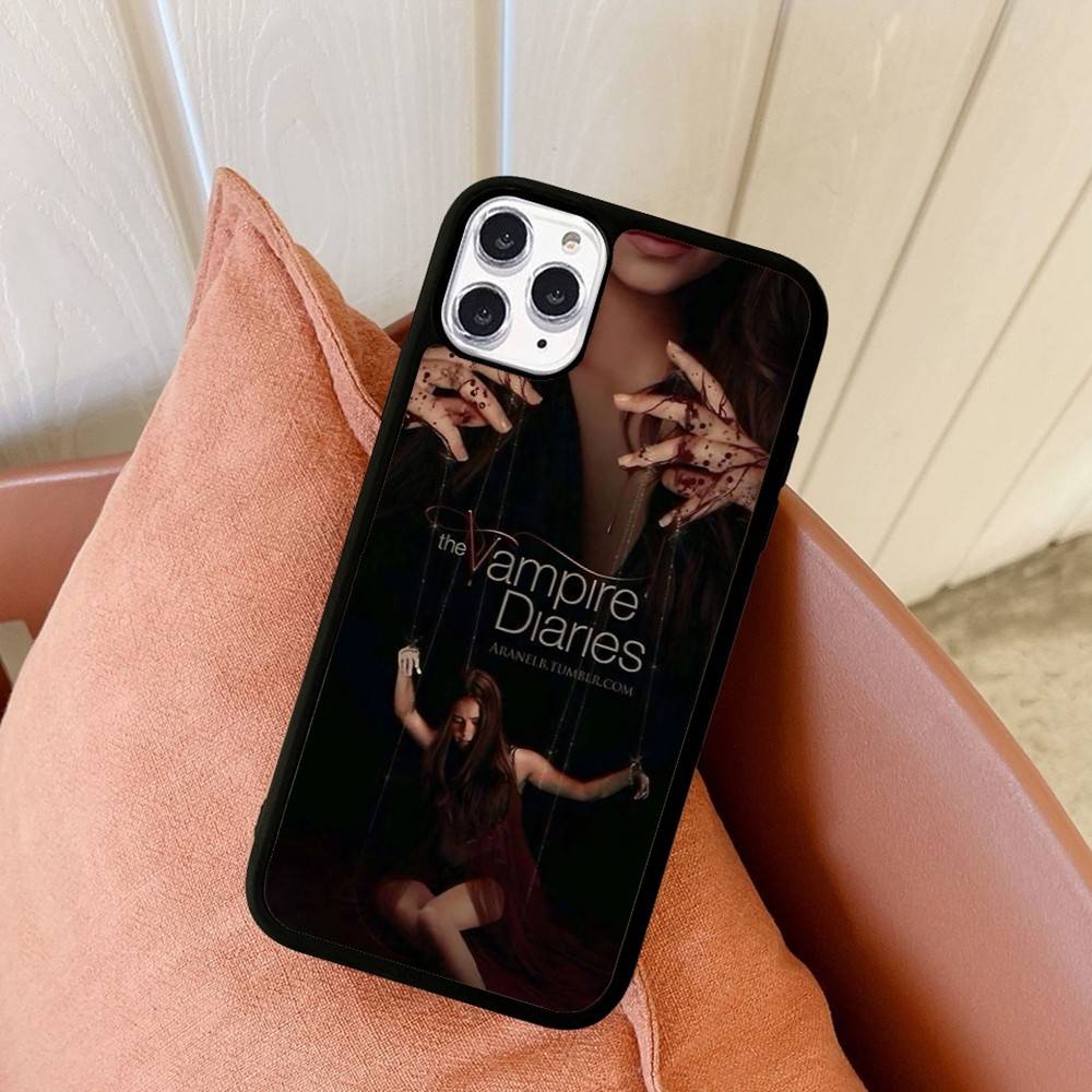 T-V-Дневники вампира Чехол для телефона iPhone 17 16 15 14 13 Pro 12 11 Pro Max Жесткий PC+TPU Задняя крышка