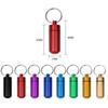 Warehouse Storage Aluminum Alloy Waterproof Pill Bottle Outdoor Medicine Bottle Mini Medicine Jar Container