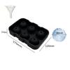 Ice Cube Trays Silicone,Ball Maker Mold, Whiskey Round Sphere Mold - Square Large for Cocktails & Bourbon Easy Release BPA Free