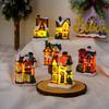 Luminous Christmas Village Snow House Ornament
