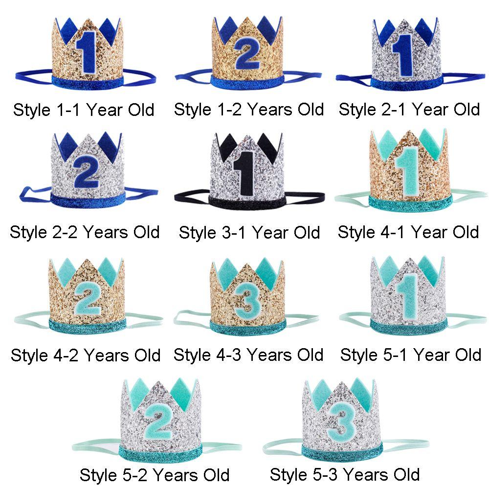 Подарок Принц Принцесса Эластичный Цветочный Головной Убор Детская Шляпа на День Рождения Корона Повязка на Волосы Вечернее Украшение для Головы