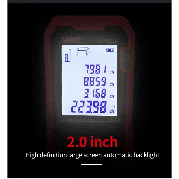 UNI-T Laser Rangefinder LM50A LM70A LM100A LM120A Digital Distance Meter Electronic Tape Measure Measuring Instruments