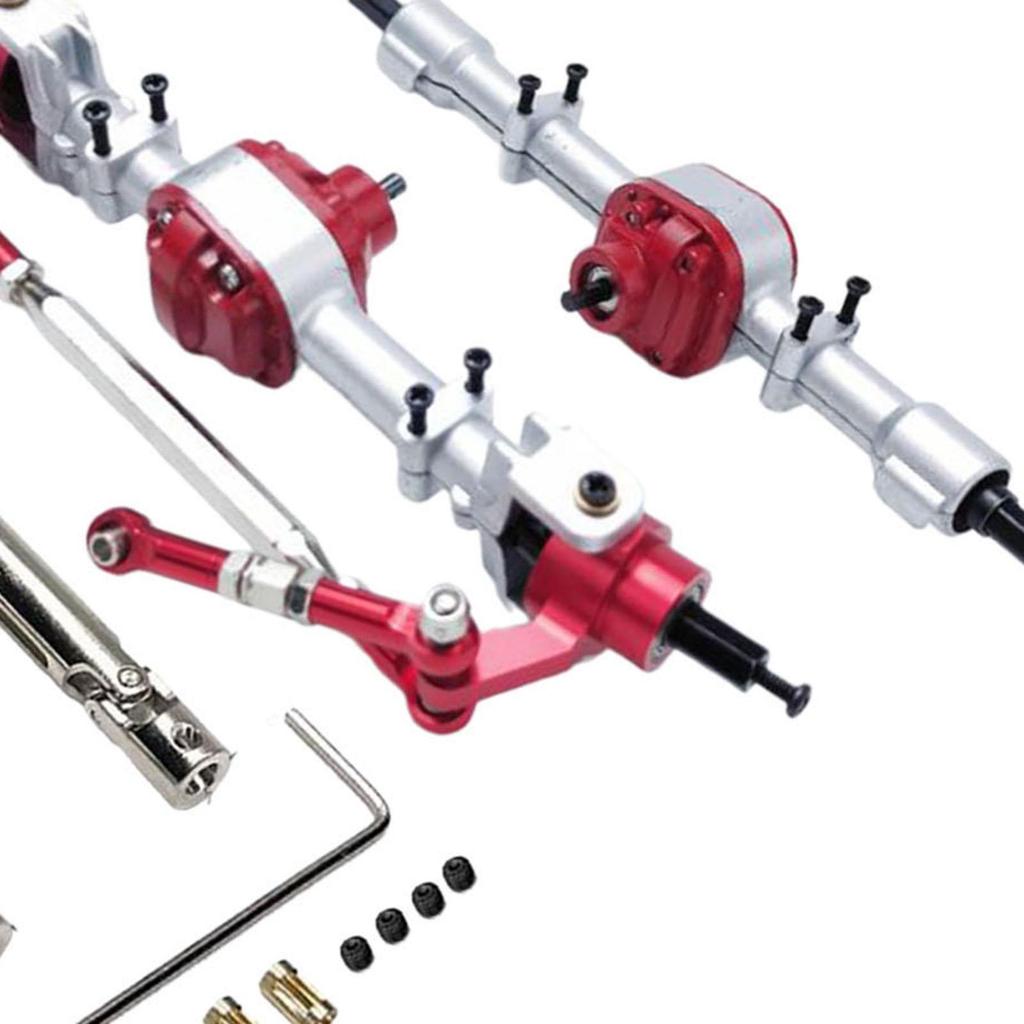1/12 Scale Metal Front Rear Axle Drive Shaft Spare Parts Hobby Tool Modification for MN78 LC79 Hobby Car Crawler Vehicle