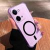 Самодельный силиконовый чехол с магнитным кольцом для Vivo Y28 4G, противоударный, с защитой углов (4 угла) и воздушными подушками