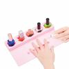 1 Piece Women Silicone Nail Polish Bottle Holder Tray Manicure Tool Accessory for Daily Nail Art