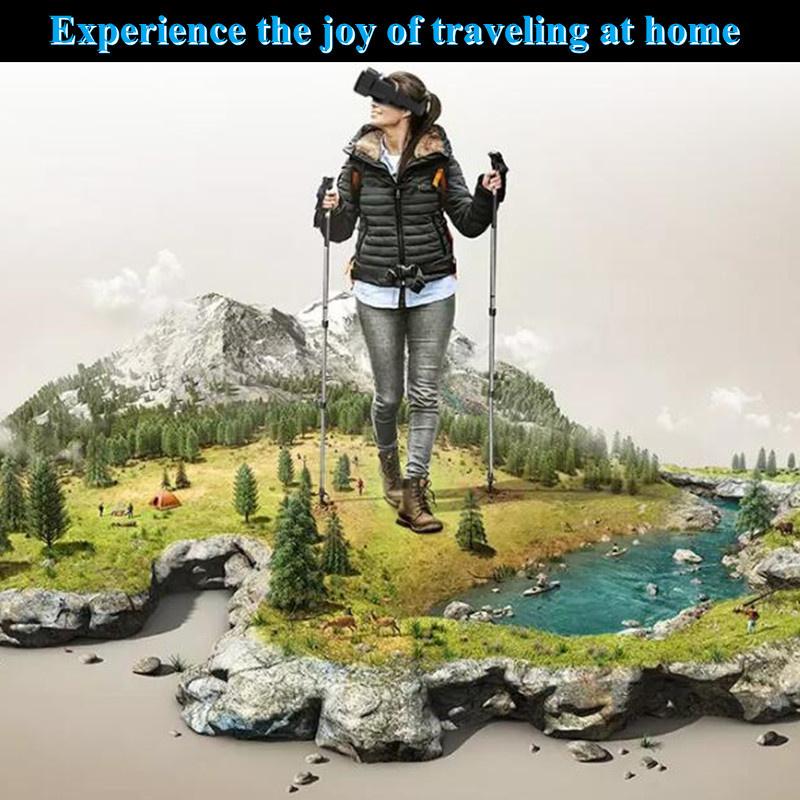 Умные VR-очки, Гарнитура виртуальной реальности, 3D-линзы с креплением на голову, Захватывающие видеоигры