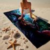 Witchcraft In The Moonlight Beach Towel, Super Soft Microfiber, Gift for Her/Him, Birthday, for Pool, Beach, Travel, Home Decor Fan gifts